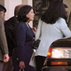 Above: Lewinsky arrives in D.C.